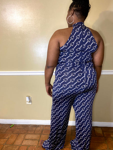 On Lock Halter Jumpsuit